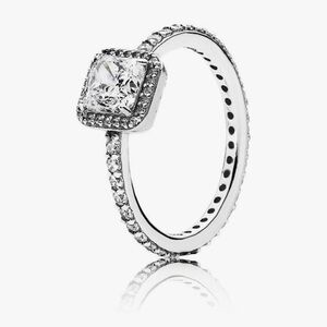 Pandora Classic Square Halo Promise Ring 
Ring Size: 5.25